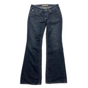 Big Star Maddie Mid Rise Bootcut Jeans Dark Wash Women’s 27R Fits 6–7